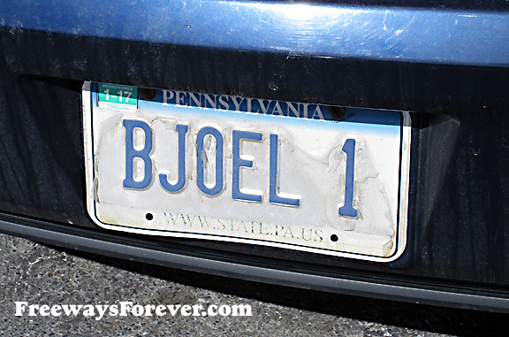 BJOEL 1 Pennsylvania vanity license plate