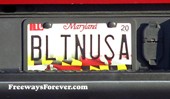 BLTNUSA Maryland vanity license plate