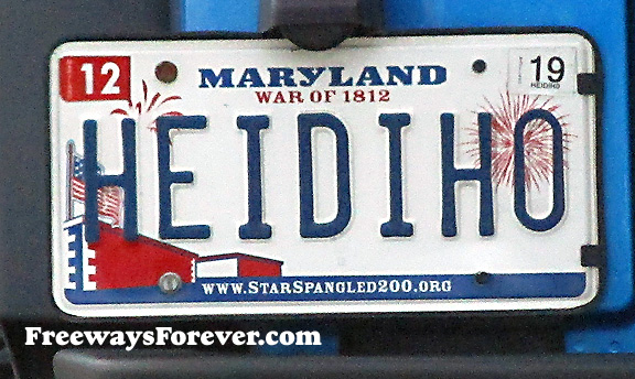 HEIDIHO Maryland vanity license plate
