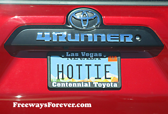 HOTTIE Nevada vanity license plate