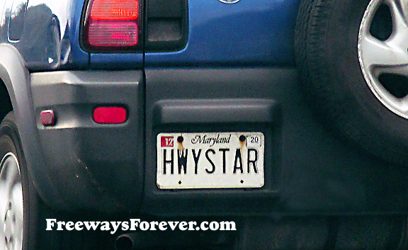 HWYSTAR Maryland vanity license plate
