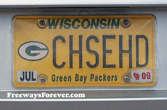 CHSEHD Green Bay Packers Cheesehead vanity license plate