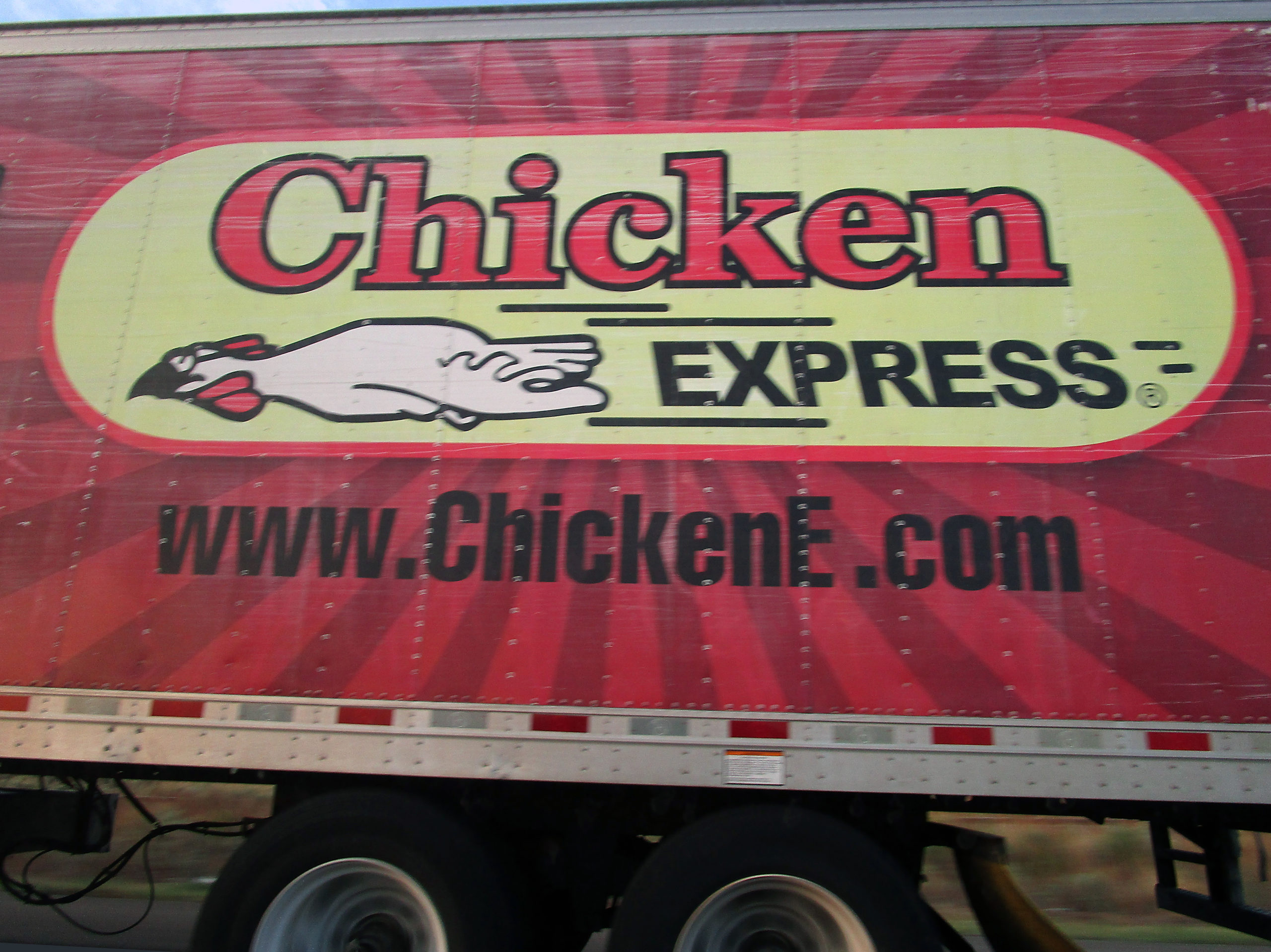 Chicken Express Trailer on U.S. Highway 287 in Texas